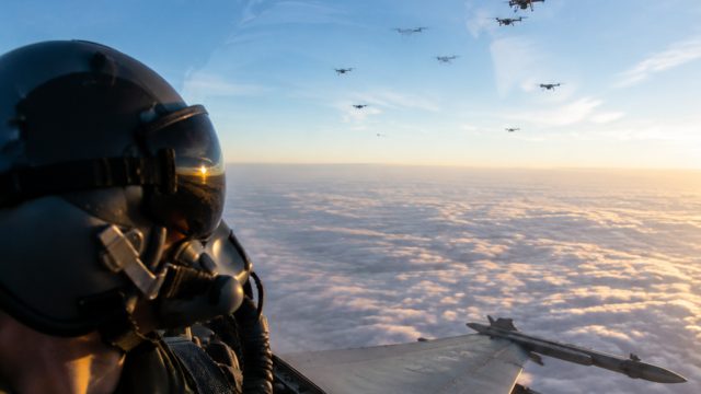 U.S. Pilot's Encounter with Unusual Drone Formation Sparks Concerns