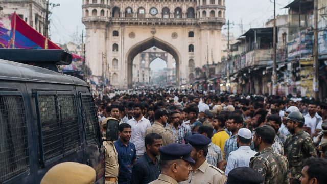 Controversy Erupts in Hyderabad Over Religious Chanting Incident